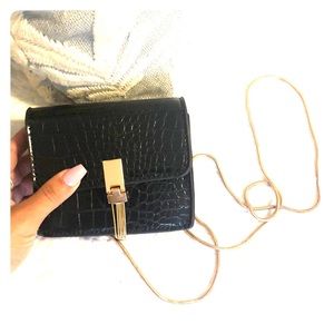 ❌Black Clutch / Snake 🐍 Print PLT // SOLD